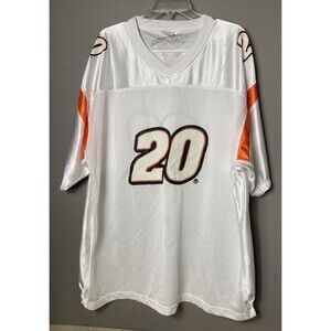 Winners Circle Tony Stewart Joe Gibbs Jersey Sz XXL #20 NASCAR HOME DEPOT White